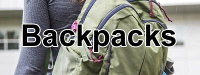 sports backpacks from Asics, Nike, Puma, and Adidas