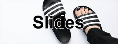 footwear slides from Nike and Adidas