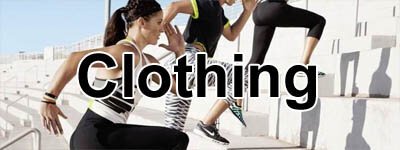 training and exercise clothing - Nike, Adidas, Asics, New Balance, Running Bare
