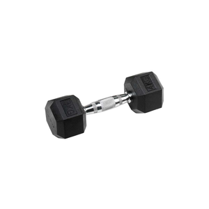 Rubber Hex Dumbell 4kg Single