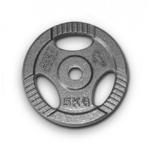 5kg plate weight cast-iron EZ-grip 1-inch