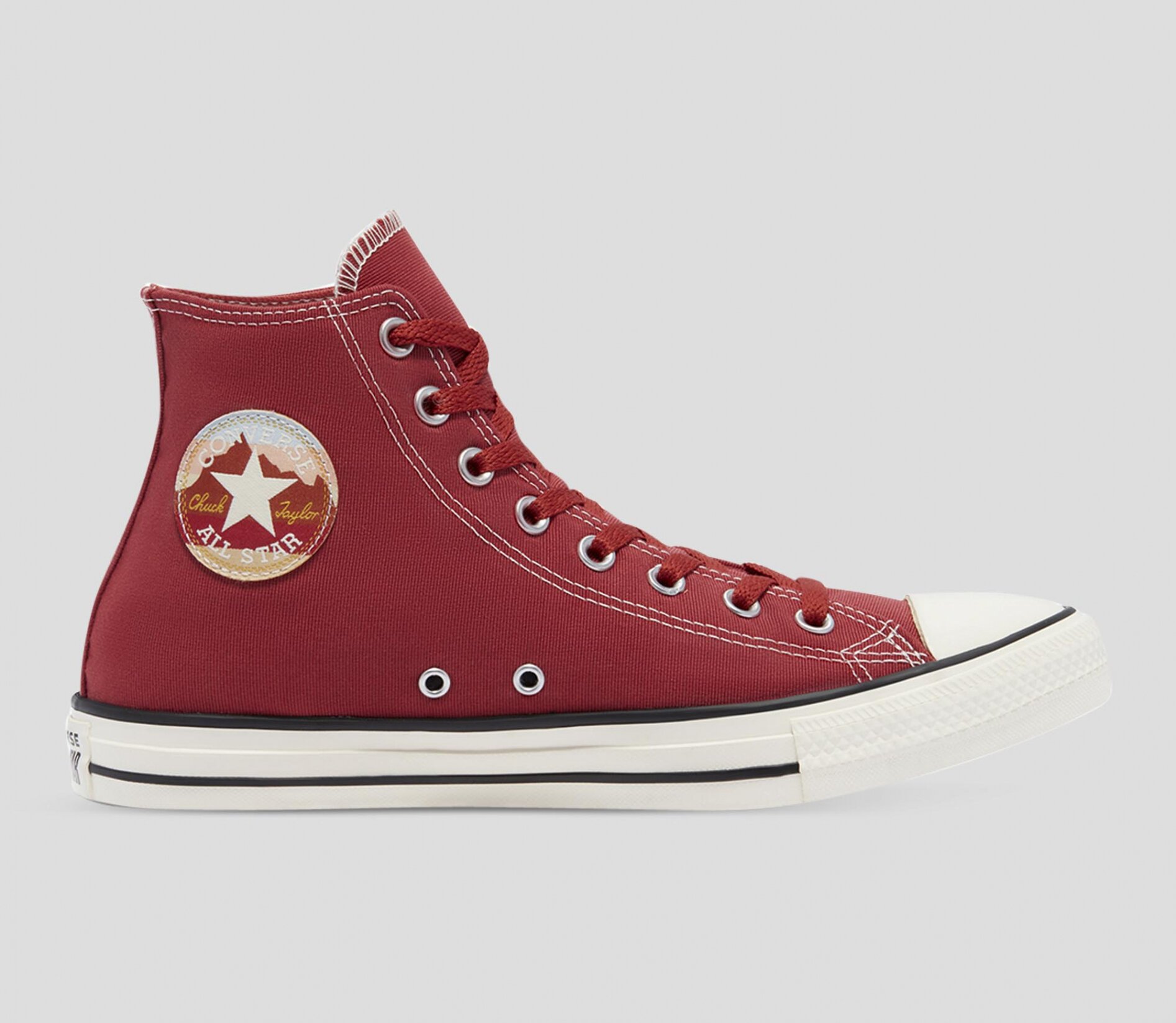 converse boots red