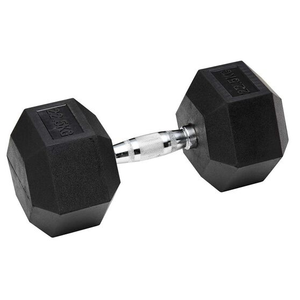 Rubber Hex Dumbell 22.5kg single