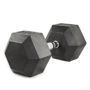 Rubber Hex Dumbell 30kg single