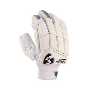 SG Litevate White Batting Gloves 
