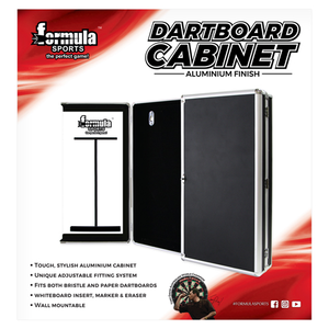 Formula Aluminium Dartboard Cabinet