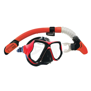 Land n Sea Ningaloo Black Silicone Mask Set with DRY Snorkel