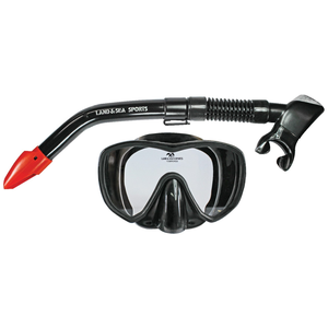Black Marlin Silicone Mask-Snorkel Set