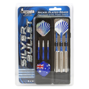 Formula Silver Bullet Nickel Plated Dart Gift Pack 