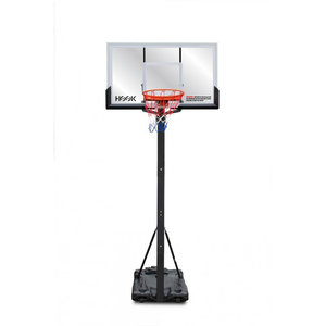 Hook 54" Polycarbonate Shatterproof Adjustable Basketball System