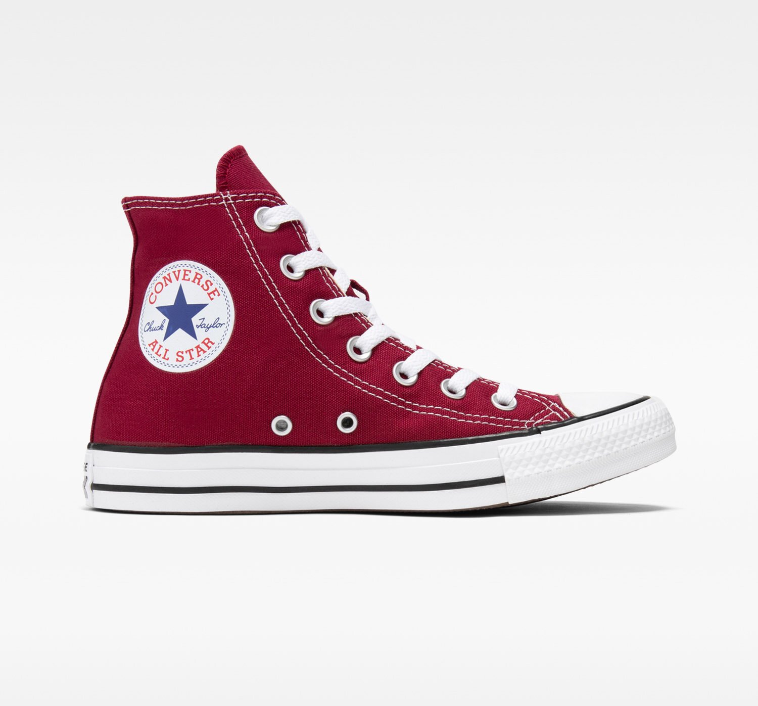 Converse Chuck Taylor All Star Move Dark Beetroot White High Top ...