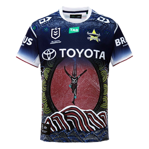 2023 North Queensland Cowboys Junior Replica Indigenous Jersey