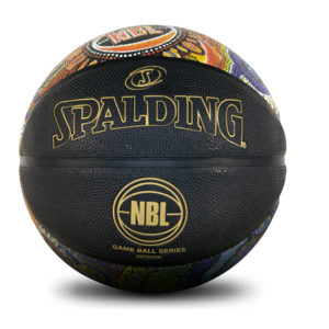 Spalding NBL Indigenous Outdoor Basketball Black