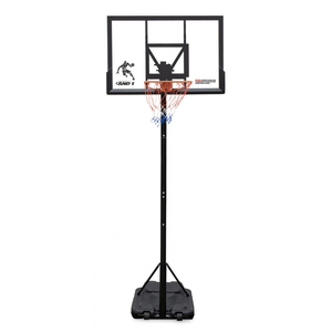 AND1 48in Height-Adjustable Acrylic Basketball System