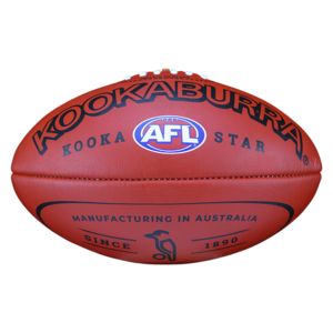 Kookaburra Star Leather AFL Football