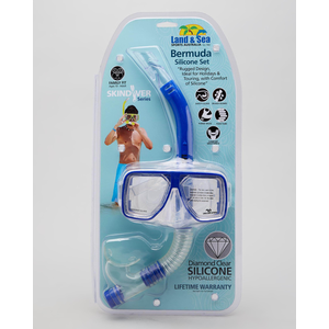 Land & Sea Bermuda Silicone Mask & Snorkel Set