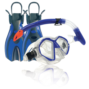 Land & Sea Porpoise Silicone Snorkel Set main image 1