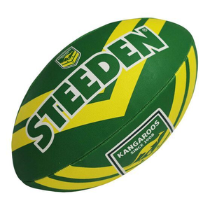 Steeden Australian Kangaroos NRL Rugby Leage Football Size 5