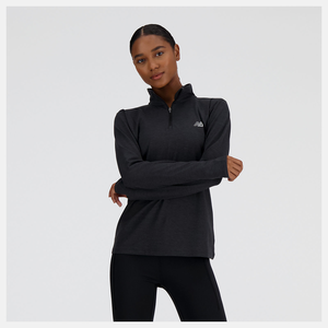 New Balance Sport Essentials Space Dye Quarter Zip Womens