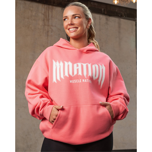 Muscle Nation Honour Oversized Hoodie Womens