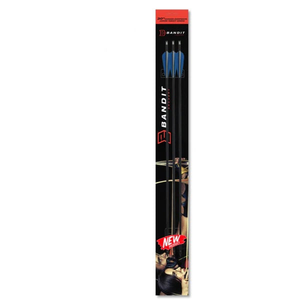 Bandit Archery 30in Carbon Composite Junior Target Arrow 3 Pack