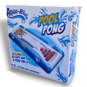Aqua Ride Pool Pong Inflatable Pool-Party Game