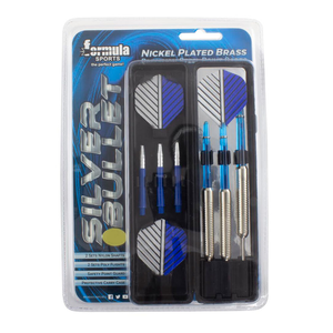 Formula Sports Silver Bullet Nickel-Plated Brass Dart Gift Pack