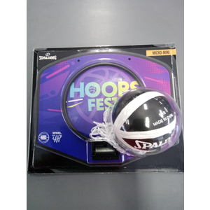 Spalding NBL Hoops Fest Micro Mini Basketball Set