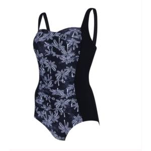 Zogg Ruched Front 1 Piece Swimmers Women