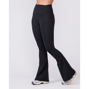 Muscle Nation Zero Rise Everday Pocket Flare Leggings Womens
