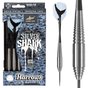 Harrows Silver Shark Tungsten Look - Steel Tip Darts