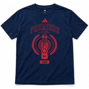 Adidas Sydney Roosters 2026 Premiership Tee Kids