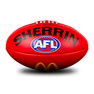 Sherrin AFL Replica Leather Game Ball McDonalds Logo