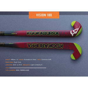 Kookaburra Vision 100 M-Bow Hockey Stick