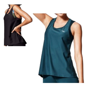 Running Bare Tigress Tie Back Tank Womens