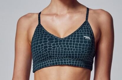 running bare crop top