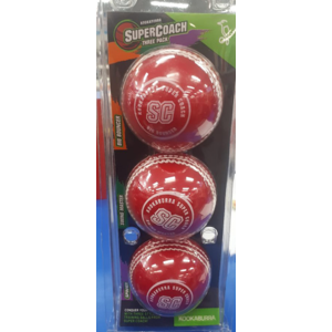 Kookaburra Super Coach 3 Ball Pack