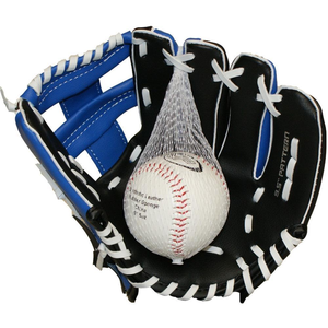 MVP Junior 9.5" Baseball Glove with Ball Combo