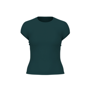 New Balance Ribbed Fitted T-Shirt Womens